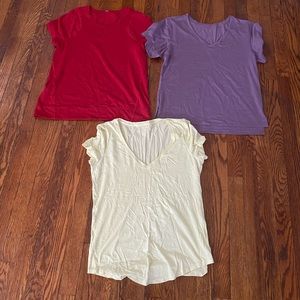 Bundle of all 3 lululemon shirts